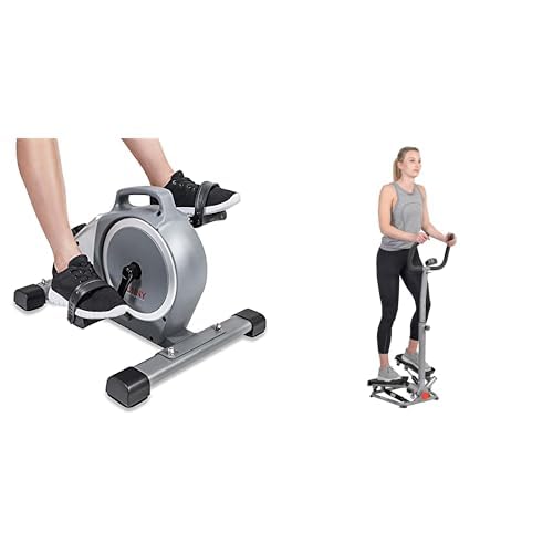 Sunny Health & Fitness Fahrrad für unter den Schreibtisch SF-B020026 + Twist Stepper mit Lenker SF-S020027 von Sunny Health & Fitness