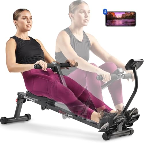 Sunny Health & Fitness Intelligentes Rudergerät, kompaktes, verstellbares Rudergerät mit 12 Widerstandsstufen für das Ganzkörpertraining - SF-RW1205SMART Sunny Health & Fitness Intelligentes Rudergerät, kompaktes, verstellbares Rudergerät mit 12 Widerstandsstufen für das Ganzkörpertraining - SF-RW1205SMART von Sunny Health & Fitness