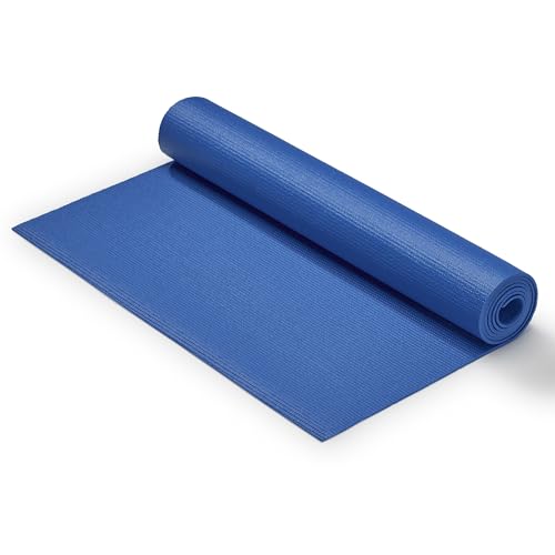 Sunny Health & Fitness Unisex-Adult Yogamatte (blau) Trainingsmatten, Blue, One Size von Sunny Health & Fitness