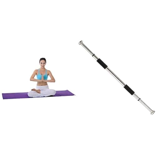 Sunny Health & Fitness Yoga Matte NO. 031-P + Unisex Adult Stw-001Y Pro Time Tracker Sunny Health & Fitness Yoga Matte NO. 031-P + Unisex Adult Stw-001Y Pro Time Tracker von Sunny Health & Fitness