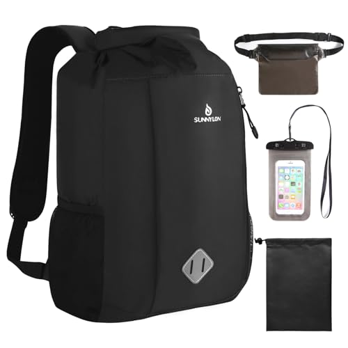 Wasserdichter Dry Bag Rucksack,20L IPX8 Wasserfester rucksack rollrucksack mit Handyhülle,Wasserdichte tasche schwimmen,Seesack rucksack für Kajak, Strand, Rafting, Bootfahren, Wandern, Camping Wasserdichter Dry Bag Rucksack,20L IPX8 Wasserfester rucksack rollrucksack mit Handyhülle,Wasserdichte tasche schwimmen,Seesack rucksack für Kajak, Strand, Rafting, Bootfahren, Wandern, Camping von Sunnylon