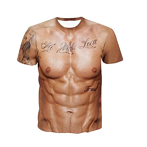 1 Cent Artikel, Lustige Muskel Shirt Herren Sixpack mit Bier Karneval T-Shirt Lustig Fasching T Kostüm 3D Bedrucktes Unisex Muscle Tee Kurzarm Männer Six Pack Muskelshirt Cool Sommer 1 Cent Artikel, Lustige Muskel Shirt Herren Sixpack mit Bier Karneval T-Shirt Lustig Fasching T Kostüm 3D Bedrucktes Unisex Muscle Tee Kurzarm Männer Six Pack Muskelshirt Cool Sommer von Sunnyuk