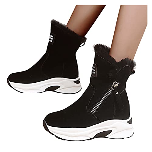 1 Cent Artikel, Schuhe Damen Winter Stiefel Warm Gefüttert Snowboot Schneestiefel Komfort Winter Boots Winterboots Wasserdicht Kurze Stiefeletten Winterstiefel Winterschuhe Ankle Boots von Sunnyuk