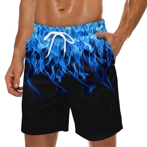 Angebote des Tages Heute, Herren Badehose Sommer Männer Boardshorts Bademode Kurz Men's Swimwear Beach Schwimmhose Swimsuit mit Tasche Lässiger Badeshorts Herren Badehosen Trainingsshorts von Sunnyuk