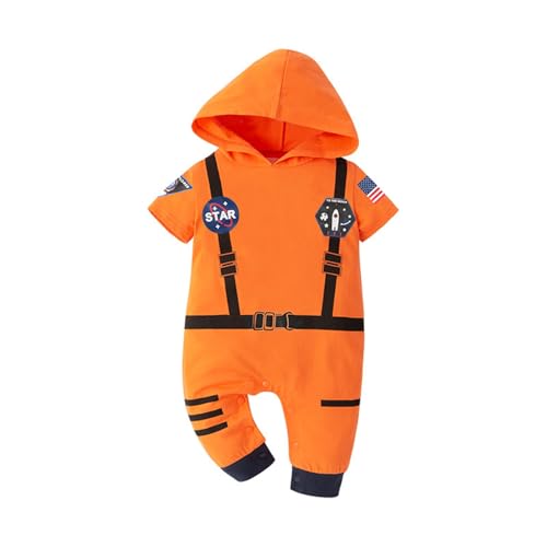 Astronaut kostüm Kinder 104, Astronauten Kostüm Kinder Mädchen Junge Space Kostüm Astronaute Kostüm Role Play Faschingskostüme Karneval Kostüm Unisex Overall Outfit Weltall Kostüm von Sunnyuk