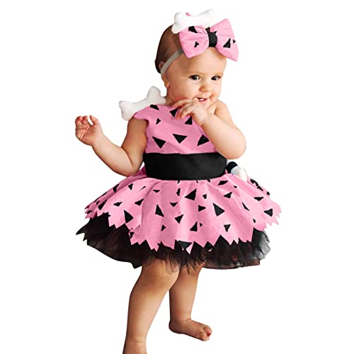 Baby Mädchen Ärmellos Prinzessin Kleid Kleinkinder Dekoration Fancy Party Kostüm Partykleid Festkleid Fancy Prinzessin Kleid Dress Up Ballkleid Abendkleid Großen Requisiten Themenparty von Sunnyuk