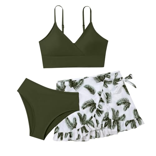 Badeshorts mädchen, Bikini Mädchen Set 3er Kinder Blumen Meerjungfrau Badeanzug, Badeanzüge für Mädchen, Bademode Top+Rocks +Slips Badebekleidung, Bikinis für Mädchen Teenager Schwimmanzug Badeshorts mädchen, Bikini Mädchen Set 3er Kinder Blumen Meerjungfrau Badeanzug, Badeanzüge für Mädchen, Bademode Top+Rocks +Slips Badebekleidung, Bikinis für Mädchen Teenager Schwimmanzug von Sunnyuk
