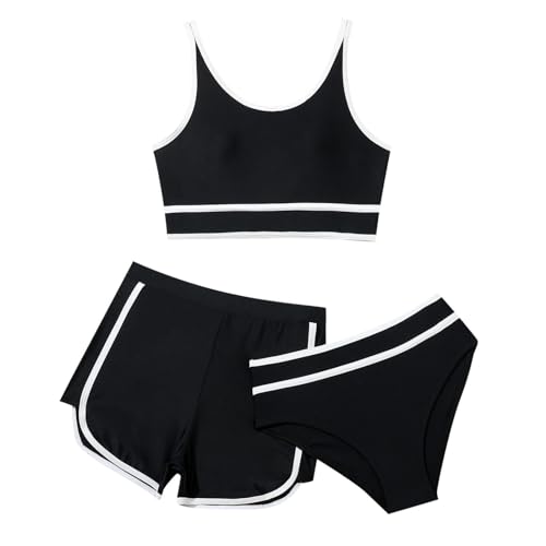 Bikini Mädchen Set 3er Kinder Blumen Meerjungfrau Badeanzug, Badeanzüge für Mädchen, Bademode Top+Rocks +Slips Badebekleidung, Bikinis Teenager Schwimmanzug Bikini Mädchen Set 3er Kinder Blumen Meerjungfrau Badeanzug, Badeanzüge für Mädchen, Bademode Top+Rocks +Slips Badebekleidung, Bikinis Teenager Schwimmanzug von Sunnyuk