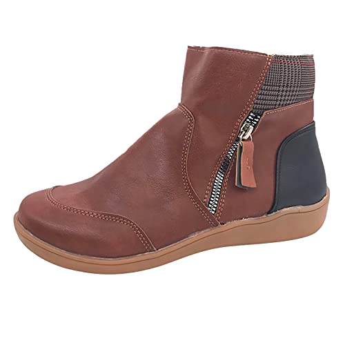 Damen Schuhe Winter, Winterschuhe Damen Boots Wasserdicht Komfort Snowboot Winterboots Warm Kurze Stiefeletten Winterstiefel Gefüttert Winter Boots Schneestiefel Ankle Boots von Sunnyuk