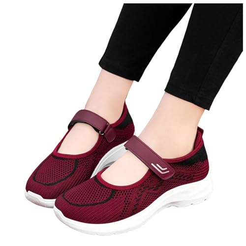 Damen Slip Sneakers, Orthopädische Schuhe Damen Weiß Atmungsaktiv Weite H Leicht Memory Schaum Sneaker Walkingschuhe Vermascht Bequeme Wanderschuhe Turnschuhe Schwarz Outdoor Damen Slip Sneakers, Orthopädische Schuhe Damen Weiß Atmungsaktiv Weite H Leicht Memory Schaum Sneaker Walkingschuhe Vermascht Bequeme Wanderschuhe Turnschuhe Schwarz Outdoor von Sunnyuk