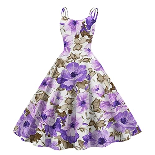 Damen Vintage Cocktailkleider Rockabilly Hohe Taille A-Line Petticoat Kleid Spaghettiträger Festlich Ballkleid Swing 50er Jahre Sommer Abendkleid Retro-Kleidung Elegant Partykleid Damen Vintage Cocktailkleider Rockabilly Hohe Taille A-Line Petticoat Kleid Spaghettiträger Festlich Ballkleid Swing 50er Jahre Sommer Abendkleid Retro-Kleidung Elegant Partykleid von Sunnyuk