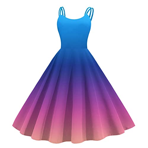 Damen Vintage Cocktailkleider Rockabilly Hohe Taille A-Line Petticoat Kleid Spaghettiträger Festlich Ballkleid Swing 50er Jahre Sommer Abendkleid Retro-Kleidung Elegant Partykleid Damen Vintage Cocktailkleider Rockabilly Hohe Taille A-Line Petticoat Kleid Spaghettiträger Festlich Ballkleid Swing 50er Jahre Sommer Abendkleid Retro-Kleidung Elegant Partykleid von Sunnyuk