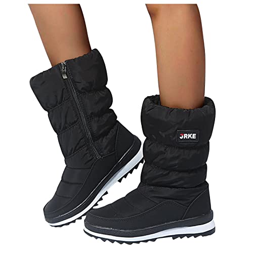 Damen Winterschuhe Wasserdicht, Damen Winterschuhe Wasserdicht Komfort Snowboot Schneestiefel Warm Winter Boots Gefüttert Kurze Stiefeletten Winterboots Winterstiefel Ankle Boots von Sunnyuk