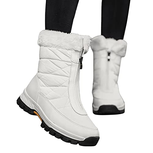 Damen Winterschuhe Weite H, Stiefeletten Damen Gefüttert Wasserdicht Schneestiefel Winterboots Komfort Kurze Winterstiefel Warm Winter Boots Winterschuhe Snowboot Ankle Boots von Sunnyuk