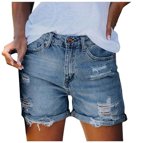 Jeans Shorts Damen high Waist, Jeans Shorts Damen Zerrissene Kurze Hose Sommer Destroyed Jeansshorts High Waist Sexy Low Denim Shorts Slim Stretch Jeanshose Große Größen Bermuda Hotpants Jeans Shorts Damen high Waist, Jeans Shorts Damen Zerrissene Kurze Hose Sommer Destroyed Jeansshorts High Waist Sexy Low Denim Shorts Slim Stretch Jeanshose Große Größen Bermuda Hotpants von Sunnyuk