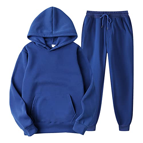 Loungewear Damen Set,Jogginganzug Damen Große Größen Trainingsanzug Set mit Kapuze Hausanzug Hoodie Jogginghose Baggy Warm Sportanzug Elegant Kapuzenpullover 2-Teilig von Sunnyuk