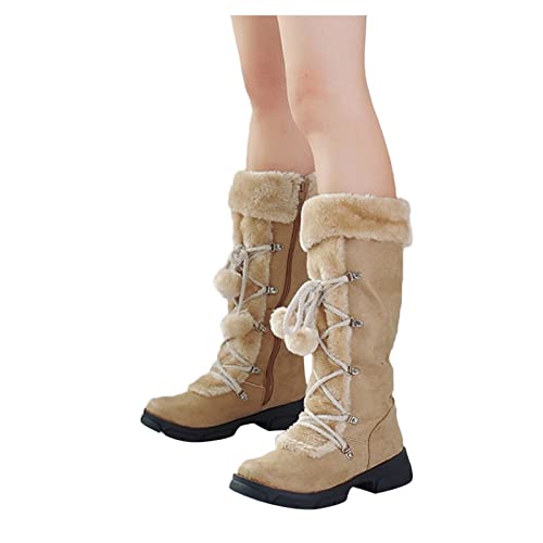 Mein Bestellungen, Winterboots Damen Gefüttert Komfort Winterstiefel Wasserdicht Kurze Stiefeletten Winterschuhe Warm Winter Boots Schneestiefel Snowboot Ankle Boots von Sunnyuk