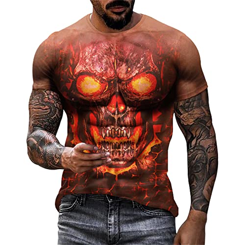 Mein Warenkorb Anzeigen, Muskelshirt Sixpack Herren 3D Bedrucktes mit Bier T Shirt Karneval Fasching Muscle Six Pack Lustig Kurzarm Muskel T-Shirt Tee Cool Unisex Kostüm Sommer Männer von Sunnyuk