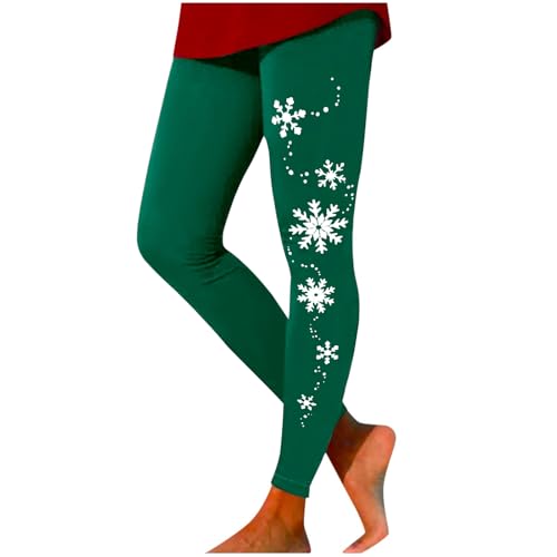 Mein Warenkorb Anzeigen, Weihnachts Leggings Damen Elegante Stretch Weihnachtsleggings Weihnachtshose Winter Weihnachtsmotiv Yoga Hosen High Waist Festliche Weihnachtsoutfit Warm Sportleggins von Sunnyuk