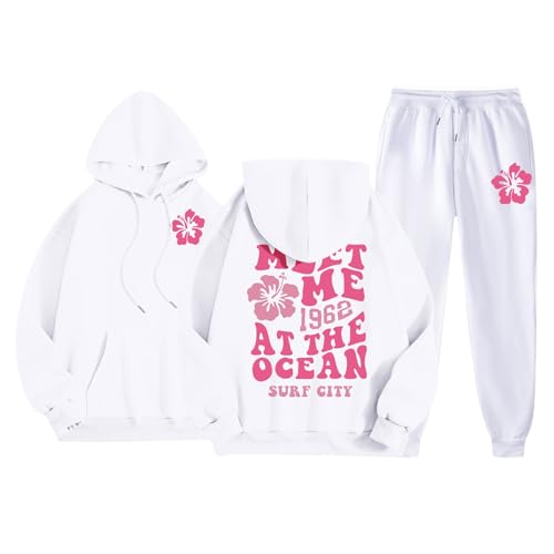 Meine Bestellungen,Freizeitanzug Damen Winter Trainingsanzug Set Warm Hoodie Jogginghose Tracksuit Elegant Baggy Jogginganzug Sportanzug mit Kapuze Kapuzenpullover 2-Teilig von Sunnyuk