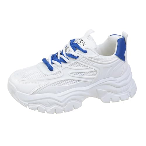 Meine Bestellungen Anzeigen, Chunky Sneaker Damen Atmungsaktive Mesh-Leder-Patch Schnürschuhe Turnschuhe Dicke Sohle Damenmode Sportschuhe Laufschuhe Lässige Plateau Sneaker Straßenlaufschuhe Meine Bestellungen Anzeigen, Chunky Sneaker Damen Atmungsaktive Mesh-Leder-Patch Schnürschuhe Turnschuhe Dicke Sohle Damenmode Sportschuhe Laufschuhe Lässige Plateau Sneaker Straßenlaufschuhe von Sunnyuk