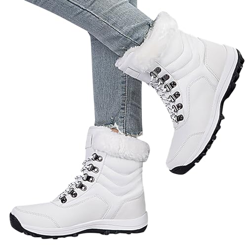 Meine Bestellungen Bei, Winterstiefel Damen Gefüttert Warm Wasserdicht Snowboot Winterschuhe Komfort Winter Boots Schneestiefel Kurze Stiefeletten Winterboots Ankle Boots von Sunnyuk