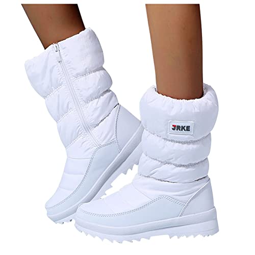 Online Shop, Winterschuhe Damen Boots Wasserdicht Warm Winterboots Schneestiefel Komfort Kurze Stiefeletten Winterstiefel Gefüttert Winter Boots Snowboot Ankle Boots von Sunnyuk