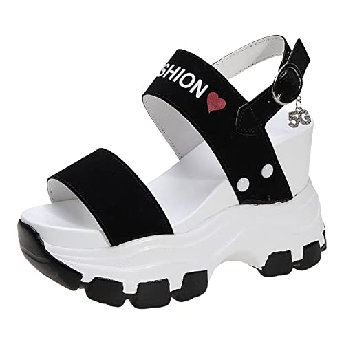 Plateau Sandalen Damen mit Absatz Weiß Knopfleiste Freizeit Pantoletten Frauen Sandaletten Gr 35 Schnalle rutschfeste Sandals Freizeitsandale Pumps Klobigem Schuhe Shoes Mädchen Plateau Sandalen Damen mit Absatz Weiß Knopfleiste Freizeit Pantoletten Frauen Sandaletten Gr 35 Schnalle rutschfeste Sandals Freizeitsandale Pumps Klobigem Schuhe Shoes Mädchen von Sunnyuk