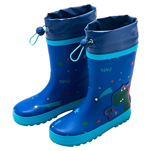 Regenstiefel für Kleinkinder Lederstiefel 36 Klassische Dinosaurier PVC Gummi Wasserschuhe Fleece wasserdichte Regenstiefel Baby Cartoon Schuhe Kinder Gummistiefel mit Innenfutter für Mädchen Jungen Regenstiefel für Kleinkinder Lederstiefel 36 Klassische Dinosaurier PVC Gummi Wasserschuhe Fleece wasserdichte Regenstiefel Baby Cartoon Schuhe Kinder Gummistiefel mit Innenfutter für Mädchen Jungen von Sunnyuk