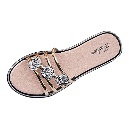 Sandalen Damen Sommer Flach Modern Freizeitsandale Flip Flops Freizeit Bequem Barfußschuhe Ortopädicheschuhe Mode Römersandalen Schuhe Pumps Sandals Damenschuhe für Frauen von Sunnyuk