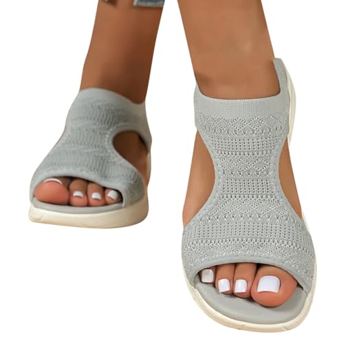 Sandalen Damen schwarz Plateau, Orthopädische Sandalen Damen Sommer Waschbare Slingback Orthopädische Slide Sport Sandalen mit Weiche Fussbett Bequem Sommerschuhe Casual Sandalen Damen schwarz Plateau, Orthopädische Sandalen Damen Sommer Waschbare Slingback Orthopädische Slide Sport Sandalen mit Weiche Fussbett Bequem Sommerschuhe Casual von Sunnyuk