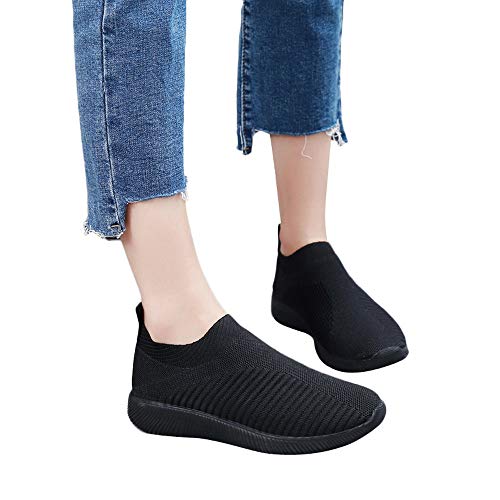 Schwarze Turnschuhe Damen Elegant Classic Outdoor Sportlich Schuhe Sneaker Frauen Sportschuhe Weiss Hoch Trainingsschuhe Walkingschuhe Freizeitsportschuhe Plate Schuhe für Gehen Laufen Joggen Sports Schwarze Turnschuhe Damen Elegant Classic Outdoor Sportlich Schuhe Sneaker Frauen Sportschuhe Weiss Hoch Trainingsschuhe Walkingschuhe Freizeitsportschuhe Plate Schuhe für Gehen Laufen Joggen Sports von Sunnyuk