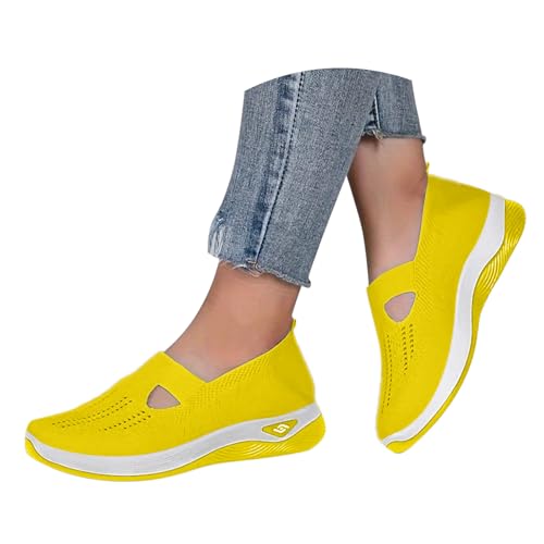 Slip on Sneakers Damen beige, Walkingschuhe Damen Leicht Weite H Vermascht Orthopädische Schuhe Sneaker Sommer Atmungsaktiv Memory Schaum Krankenschwester Sportschuhe Bequeme Outdoor Sommerschuhe Slip on Sneakers Damen beige, Walkingschuhe Damen Leicht Weite H Vermascht Orthopädische Schuhe Sneaker Sommer Atmungsaktiv Memory Schaum Krankenschwester Sportschuhe Bequeme Outdoor Sommerschuhe von Sunnyuk