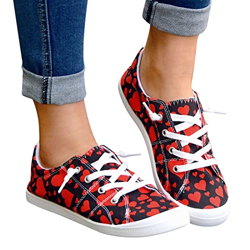 Sneaker Damen Bunt 38 Rote Turnschuhe Damen Leder Reise Weiche Sohle Sportlich Schuhe Frauen Sportschuhe Weiss Leder Sneaker Freizeitschuhe für Training Sporthalle Outdoor Sneaker Damen Bunt 38 Rote Turnschuhe Damen Leder Reise Weiche Sohle Sportlich Schuhe Frauen Sportschuhe Weiss Leder Sneaker Freizeitschuhe für Training Sporthalle Outdoor von Sunnyuk