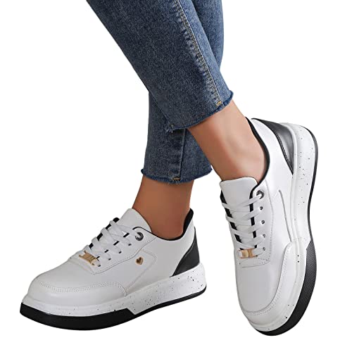 Sneaker Damen Bunt 41 Schwarze Turnschuhe Damen Leder mit Dämpfung Laufen Schuhe Frauen Leichte Sportschuhe Weiß Joggingschuhe Straßenlaufschuhe für Jogging Fitness Camper Sneaker Damen Bunt 41 Schwarze Turnschuhe Damen Leder mit Dämpfung Laufen Schuhe Frauen Leichte Sportschuhe Weiß Joggingschuhe Straßenlaufschuhe für Jogging Fitness Camper von Sunnyuk