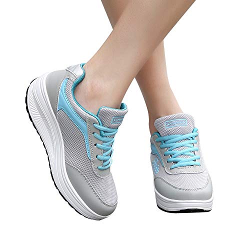 Sneaker Damen Weiss Atmungsaktiv Leicht Walkingschuhe Schuhe Weite H Vermascht Orthopädische Memory Schaum Bequeme Fitnessschuhe Sportschuhe Schwarz Outdoor von Sunnyuk