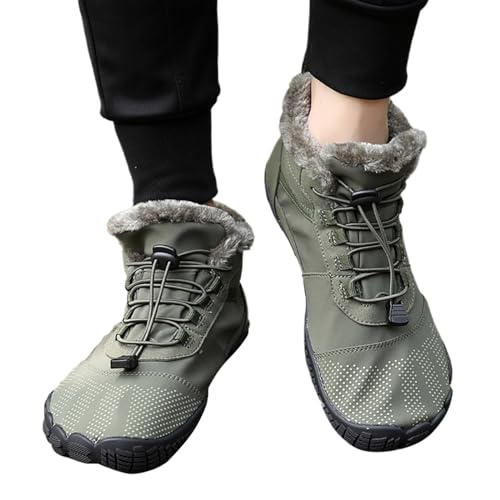 Stiefeletten Damen Schwarz, Boots Damen Winter Gefüttert Komfort Winterboots Winterschuhe Wasserdicht Kurze Stiefeletten Schneestiefel Warm Winter Boots Winterstiefel Snowboot Ankle Boots von Sunnyuk