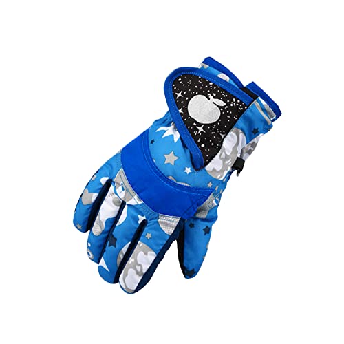 Sunnyuk Winterhandschuhe für Kinder Jungen Mädchen Wasserdicht Skihandschuhe 3-11 Jahre Warme Winddichte Winter Handschuhe Fingerhandschuhe Kinderhandschuhe für Skifahren Radfahren Wintersport von Sunnyuk