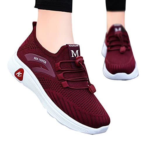 Turnschuhe Damen Schwarz Wasserdicht Sportlich rutschfeste Sportlich Schuhe Sneaker Frauen Sportschuhe Weiss Leder Trainingsschuhe Walkingschuhe Luftkissenschuhe Schnürschuhe für Fitness Jogging Turnschuhe Damen Schwarz Wasserdicht Sportlich rutschfeste Sportlich Schuhe Sneaker Frauen Sportschuhe Weiss Leder Trainingsschuhe Walkingschuhe Luftkissenschuhe Schnürschuhe für Fitness Jogging von Sunnyuk
