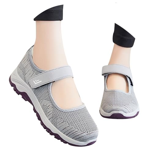 Walking Schuhe Damen Leicht Orthopädische Schuhe Sommer Bequem Weite H Sommerschuhe Krankenschwester Schuhe Atmungsaktives Vermascht Wanderschuhe Memory Schaum Sneaker Sportschuhe Sandalen Walking Schuhe Damen Leicht Orthopädische Schuhe Sommer Bequem Weite H Sommerschuhe Krankenschwester Schuhe Atmungsaktives Vermascht Wanderschuhe Memory Schaum Sneaker Sportschuhe Sandalen von Sunnyuk
