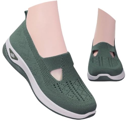 Walkingschuhe Damen mit Dämpfung Orthopädische Schuhe Sommer Leicht Sommerschuhe Bequem Weite H Krankenschwester Schuhe Atmungsaktives Vermascht Wanderschuhe Memory Schaum Sneaker Sandalen Walkingschuhe Damen mit Dämpfung Orthopädische Schuhe Sommer Leicht Sommerschuhe Bequem Weite H Krankenschwester Schuhe Atmungsaktives Vermascht Wanderschuhe Memory Schaum Sneaker Sandalen von Sunnyuk