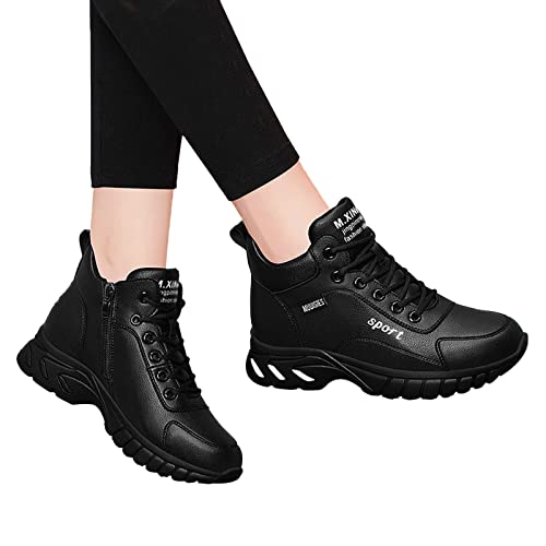 Weiße Sneaker Damen Leder Turnschuhe Damen Weiss Leder Mesh Atmungsaktive Laufschuhe Frauen Sportschuhe Schwarz Leder Fitnessschuhe Laufschuhe für Outdoor Jogging Fitness Weiße Sneaker Damen Leder Turnschuhe Damen Weiss Leder Mesh Atmungsaktive Laufschuhe Frauen Sportschuhe Schwarz Leder Fitnessschuhe Laufschuhe für Outdoor Jogging Fitness von Sunnyuk