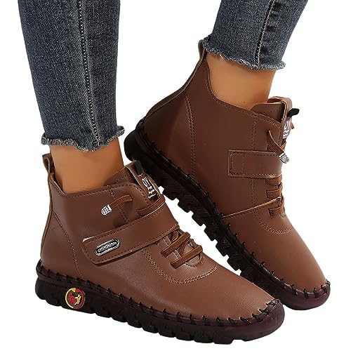 Winterschuhe Damen Wasserdicht, Schuhe Damen Winter Stiefel Warm Komfort Winterstiefel Winterschuhe Gefüttert Kurze Stiefeletten Snowboot Wasserdicht Winter Boots Winterboots Schneestiefel Ankle Boots von Sunnyuk