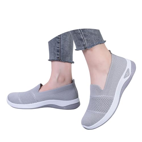 laufschuhe damen, Walkingschuhe Damen Leicht Weite H Vermascht Orthopädische Schuhe Sneaker Sommer Atmungsaktiv Memory Schaum Krankenschwester Sportschuhe Bequeme Outdoor Sommerschuhe Turnschuhe von Sunnyuk