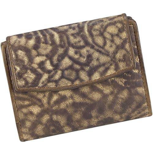 Sunsa Damen Leder Geldbörse. Kleine Geldbeutel. Braune Portmonnaie. Vintage Brieftasche. Geldtasche mit viele Fächer für Karten Sunsa Damen Leder Geldbörse. Kleine Geldbeutel. Braune Portmonnaie. Vintage Brieftasche. Geldtasche mit viele Fächer für Karten von Sunsa