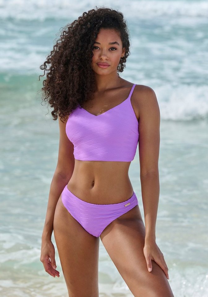 Sunseeker Crop-Bikini-Top Loretta, mit Strukturmuster Sunseeker Crop-Bikini-Top Loretta, mit Strukturmuster von Sunseeker
