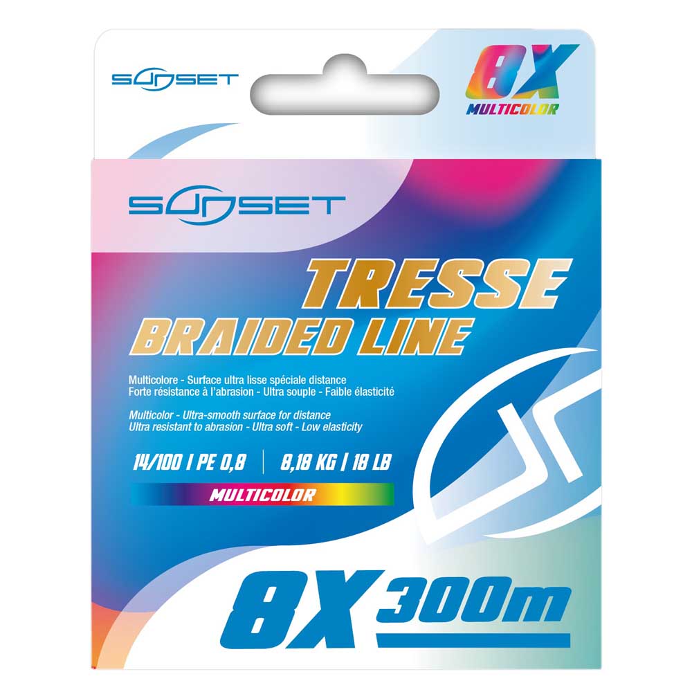 Sunset Rs Competition 8x Braided Line 300 M Durchsichtig 0.300 mm von Sunset