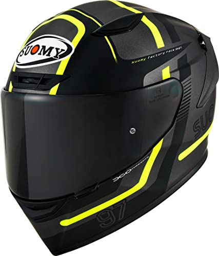 Suomy Track-1 Ninety Seven 2023 Helm, schwarz/gelb, M (57/58) von Suomy