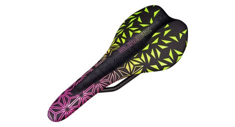 supacaz scorch carbon sattel neon pink yellow fade supacaz scorch carbon sattel neon pink yellow fade von Supacaz