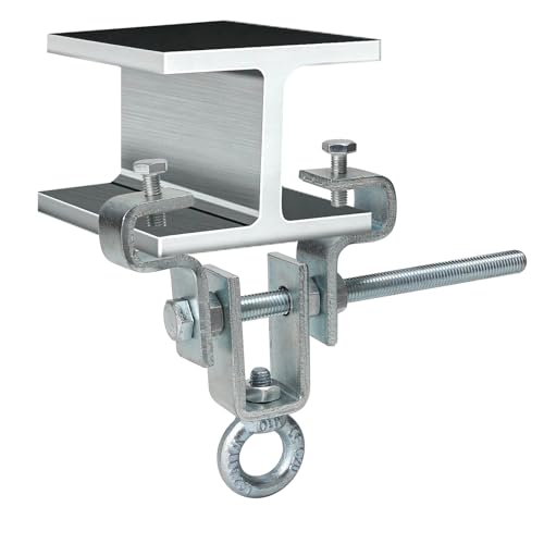 Supaway I-Beam Aufhänger Stahlträgerklemme Boxsack-Zubehör Heavy Duty Steel Perforated Bag Hanger Boxsackaufhänger für Balken Einstellbar von 63 mm bis 220 mm Hält 204 kg Schwerkraft Stand Supaway I-Beam Aufhänger Stahlträgerklemme Boxsack-Zubehör Heavy Duty Steel Perforated Bag Hanger Boxsackaufhänger für Balken Einstellbar von 63 mm bis 220 mm Hält 204 kg Schwerkraft Stand von Supaway